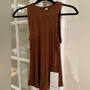 Lululemon hold tight tank copper brown